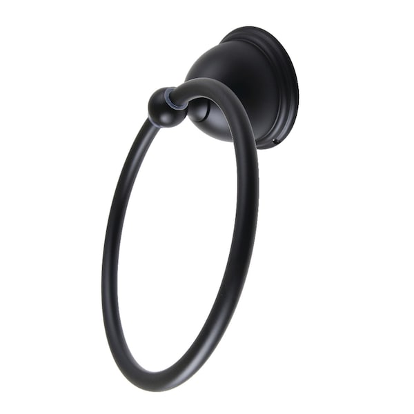 6Inch Towel Ring, Matte Black